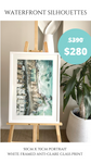 WATERFRONT SILHOUETTE'S - 50x70 Framed Print